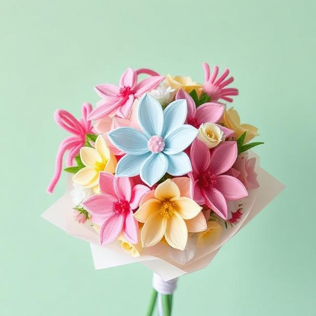 Bouquets — handmade pipe cleaner craft by Florela