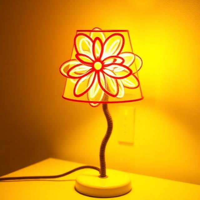 Dreamy Lamps — handmade pipe cleaner craft by Florela